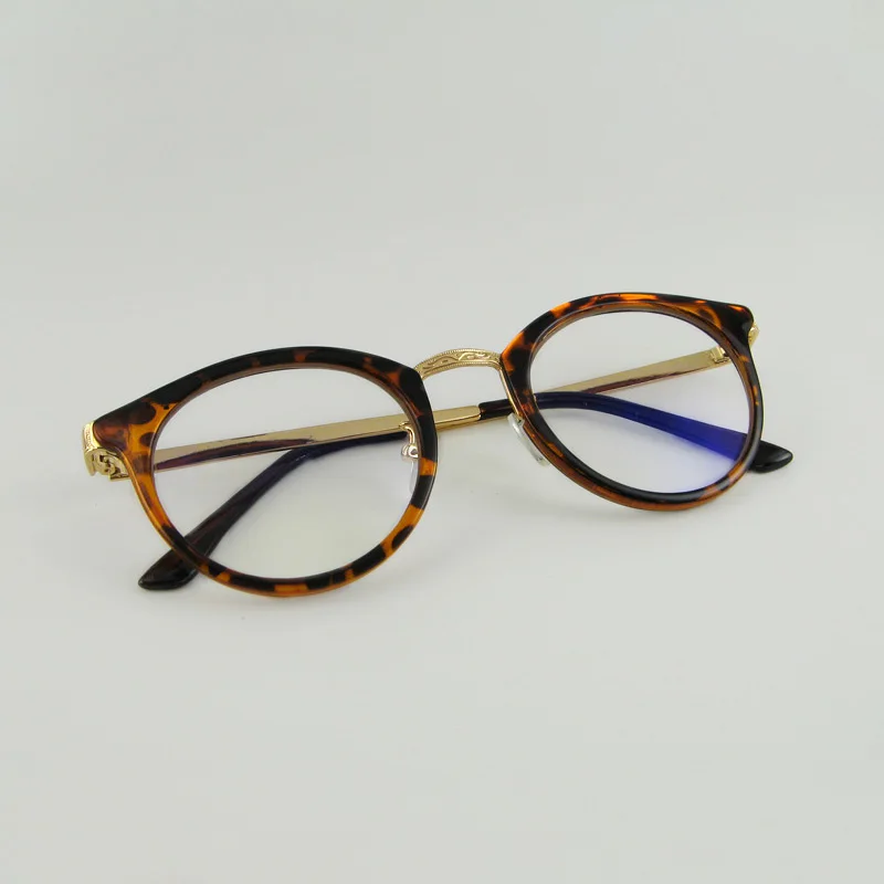 Чистая красная большая оправа леопардовые очки плоская световая декоративная