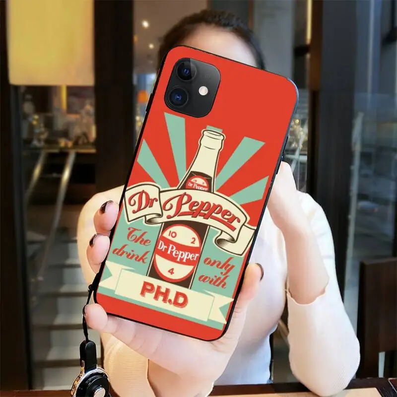Чехол Dr Pepper для iPhone 11 pro XS MAX 8 7 6 6S Plus X 5S SE 2020 XR | Мобильные телефоны и аксессуары