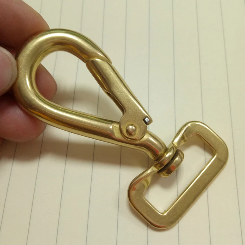 D образное кольцо твердая латунная застежка молния защелкивающееся