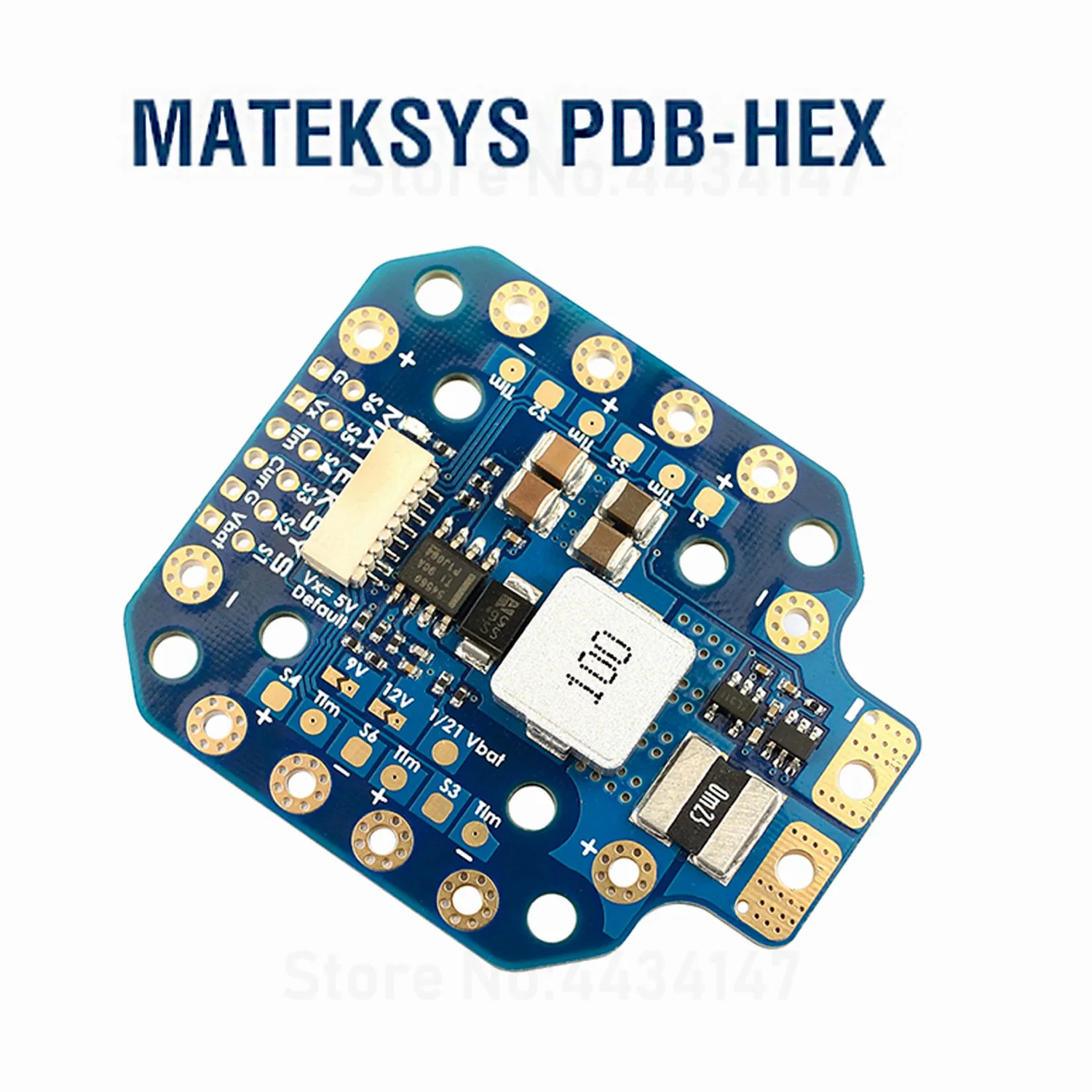 Matek PDB 12S HEX 6 ~ 60V DC вход 5A регулятор с 5V/9V/12V выходы высокая точность тока чувство для