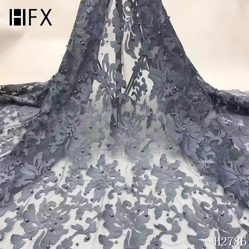 Новый дизайн желтая африканская Сетка кружевная ткань высокого качества Тюль с