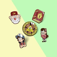 cartoon enamel lapel pins lovely character brooches backpack accessories for people who like watching anime custom jewelry