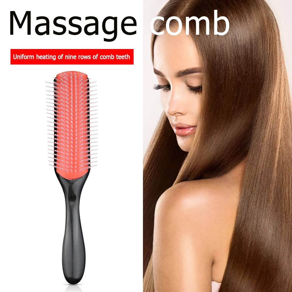 

Hair Styling Brush Detachable Hair Comb Pro Salon Hairbrush Hairdressing Straight Curly Scalp Massage Comb