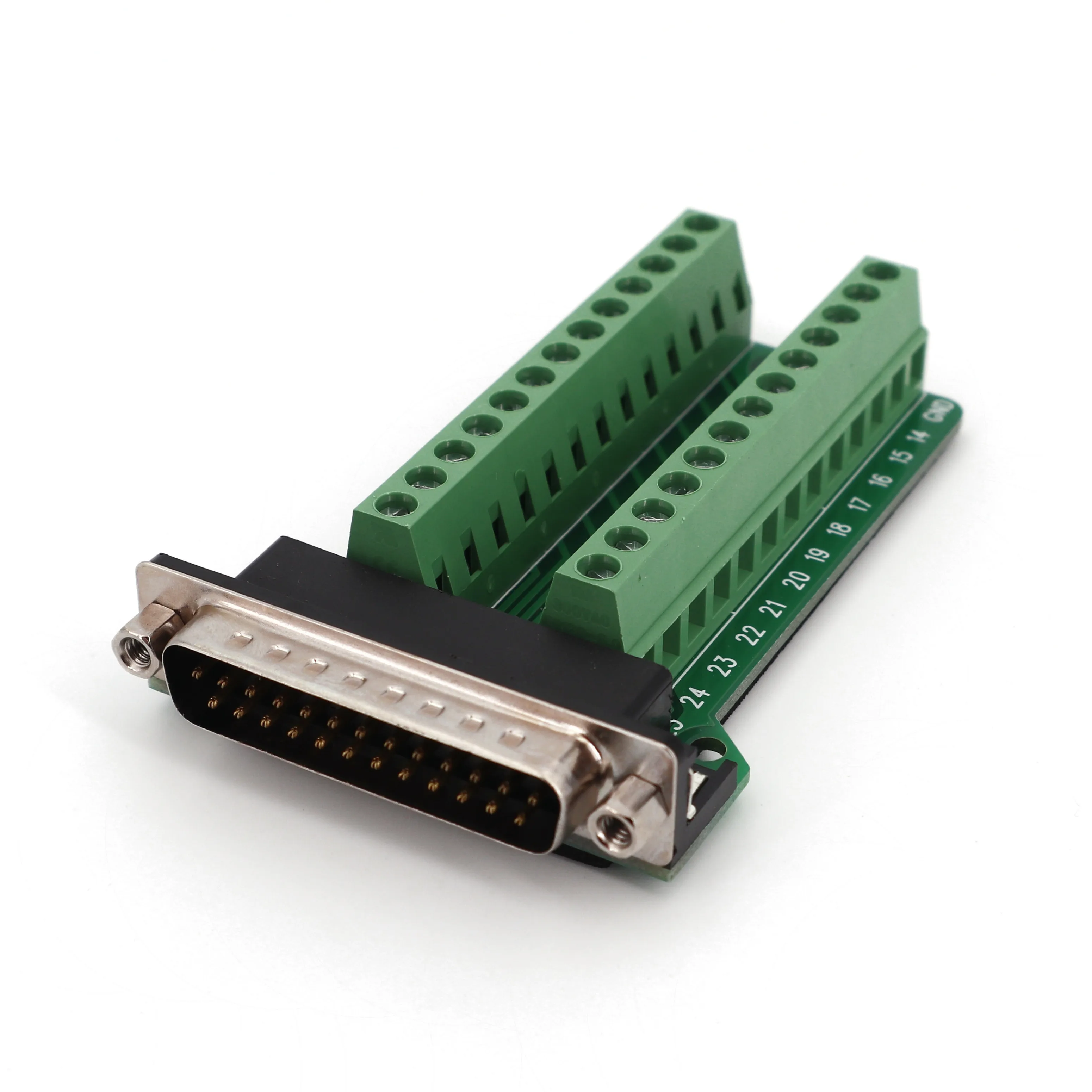 Фонарь DB25 25 контактный штекер печатная плата 2 рядные клеммы соединитель