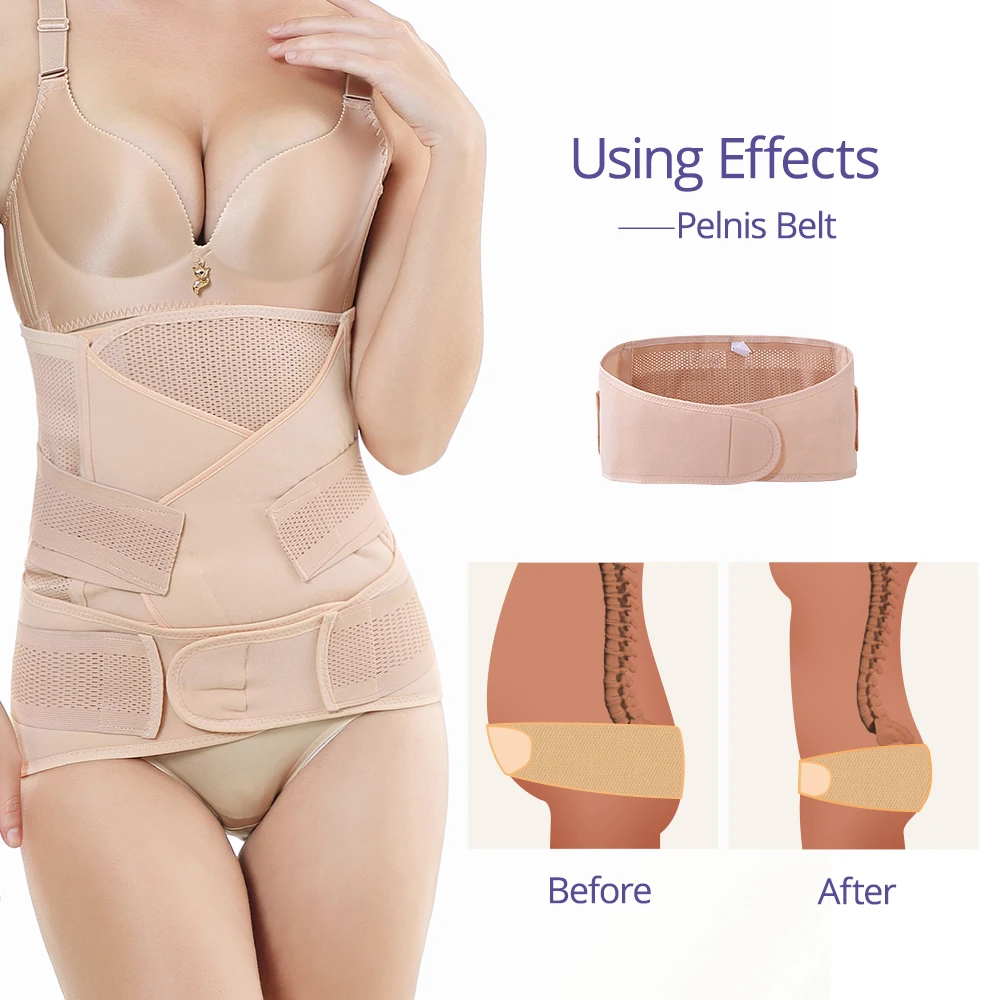 Sunveno 3in1 Belly/Abdomen/Pelvis Postpartum Belt Body Recovery Shapewear