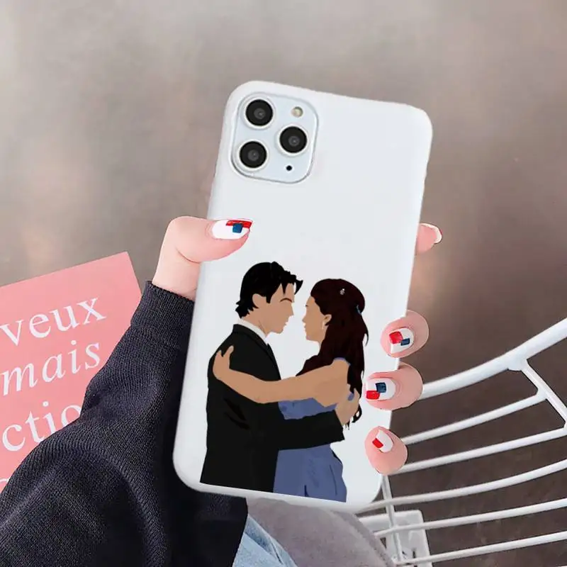 

The Vampire Diaries TV series Phone Case Candy Color for iPhone 6 7 8 11 12 s mini pro X XS XR MAX Plus