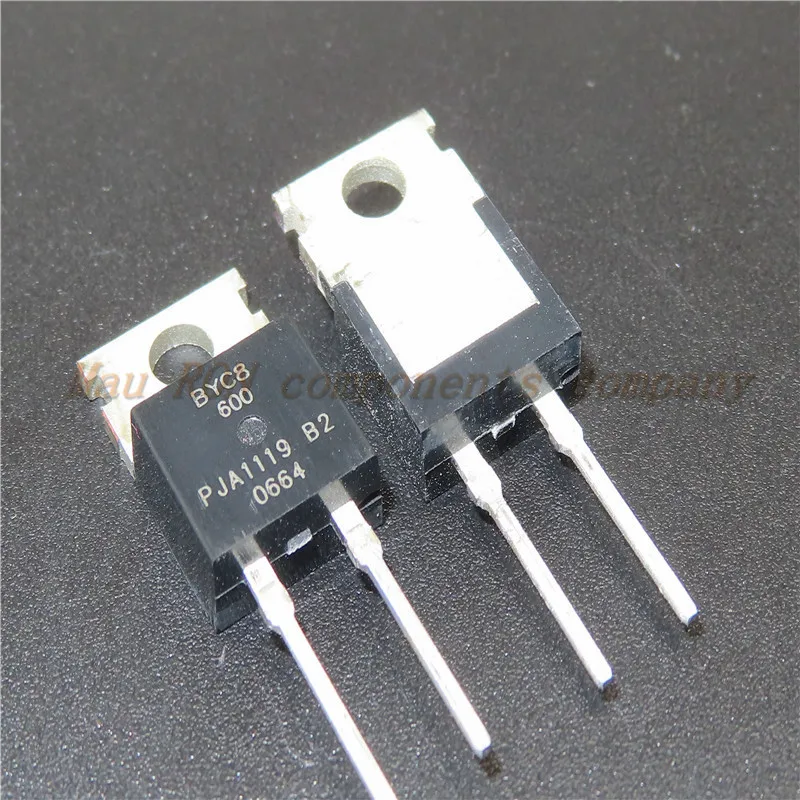 

10 шт./лот BYC8-600 BYC8600 TO-220 Новый и оригинальный Сверхбыстрый выпрямитель