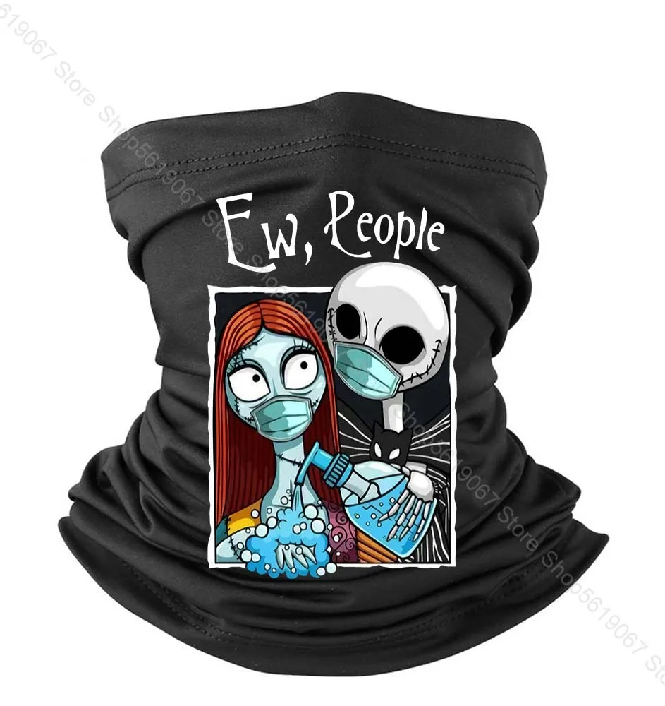 Кошмар перед Рождеством Джек и Салли Женская велосипедная Маска Зимний шарф