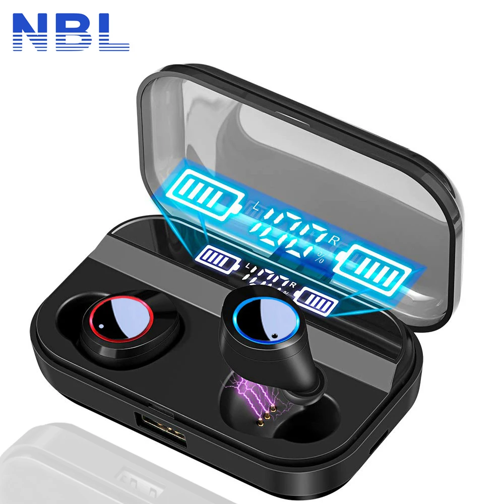 QCR TWS беспроводные наушники Bluetooth 5 0 с сенсорным дисплеем спортивные стерео
