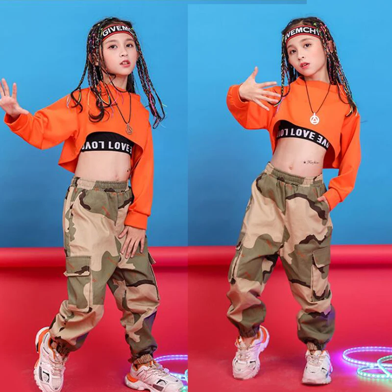 Детская одежда в стиле хип хоп свитшот топ укороченные штаны для бега