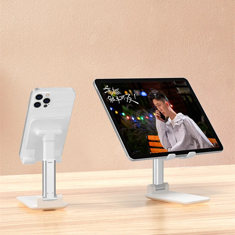 adjustable phone holder for iphone 13 12 pro max universal stand holder for xiaomi samsung gravity support collapsible bracket free global shipping