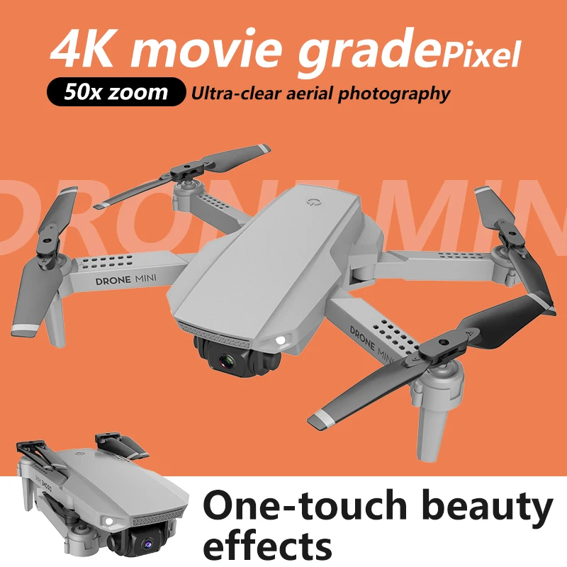 

E88 Mini Drone With Camera HD 4K High-Hold Mode Foldable Arm Dron Quadcopter Helicopter Gift With Bag Drones E58 Level