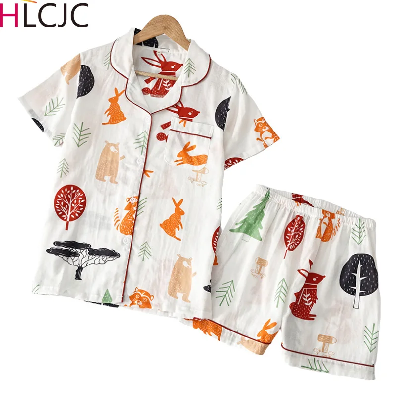 Женские пижамные комплекты с героями мультфильмов корейский стиль 100% хлопок