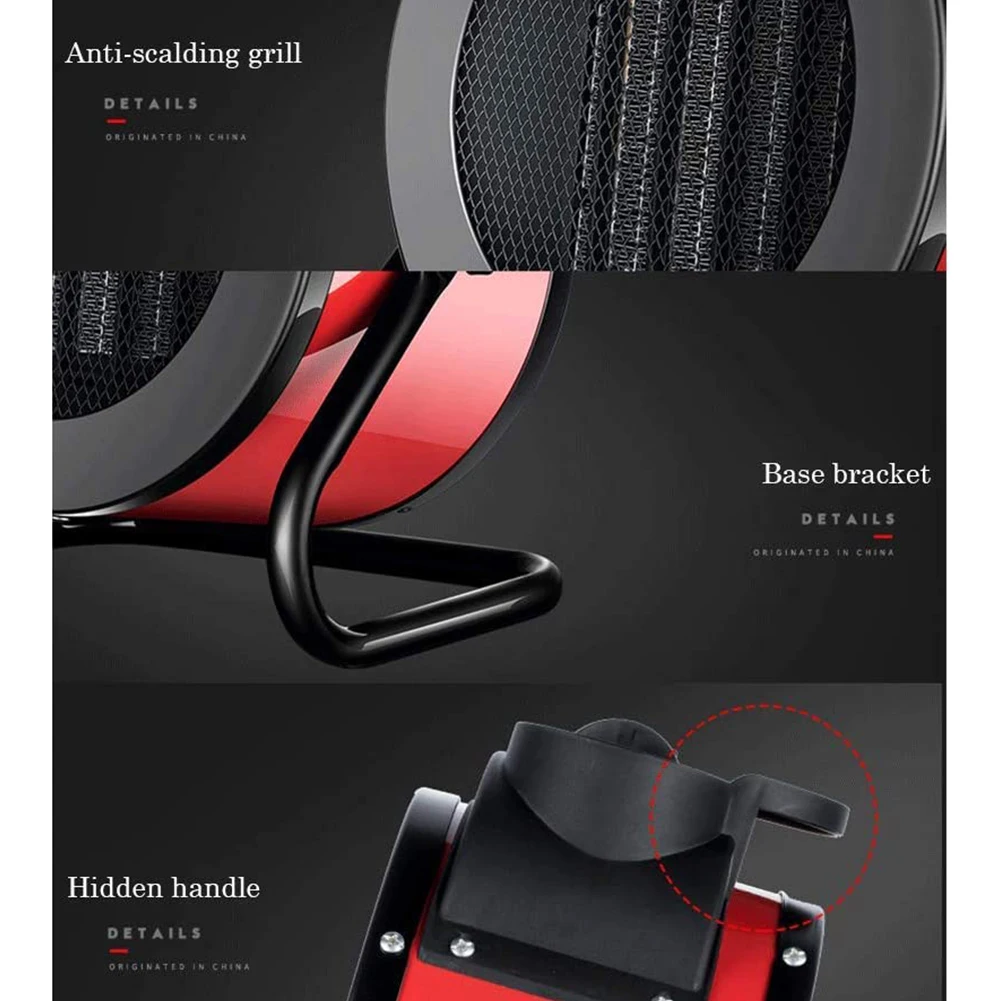 

Space Heater Adjustable Portable Electric PTC Ceramic Heaters with 2 Modes 3000W for Home Office Indoor