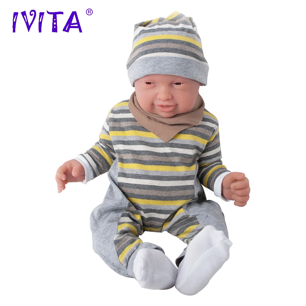 IVITA WG1513 59 см 5210 г оригинальные силиконовые Reborn Младенцы реалистичные девушки