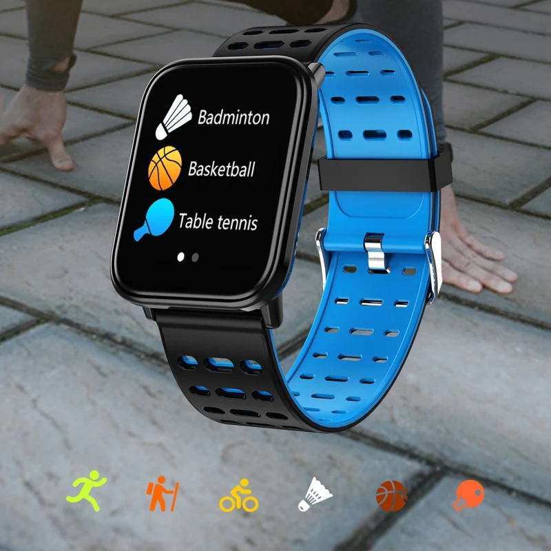 

Bluetooth Smart Watches Fitness Bracelet Touch Screen LCD Pedometer Message Heart Rate Time Sleep Snap Sports Smart Wristband