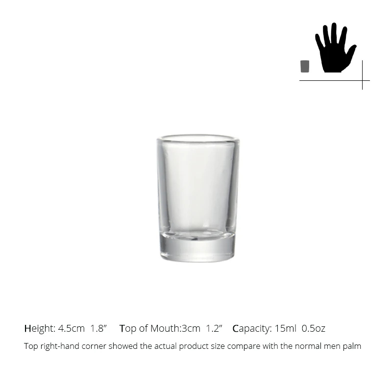 Набор из 12 бессвинцовых стаканов для выпечки ликера напитков с сильными