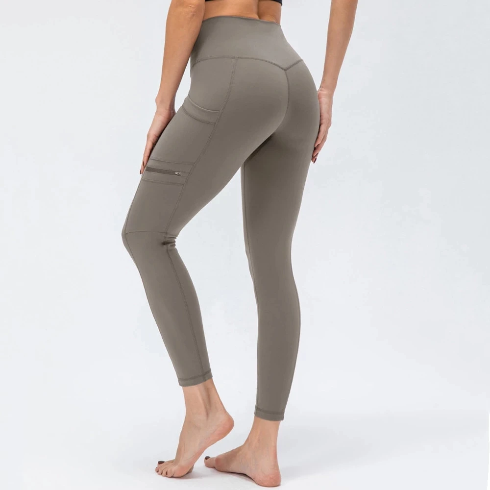 

Wyplosz 24" Multi Pocket Fitness Tights Yoga Pants Women High Rise Squat Proof Sport Workout Gym Legging Pocket High Waist Tight