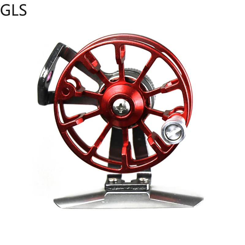 2022 New Lightweight Winter Ice Fishing Reel Corrosion Resistant Full Metal Body Fishing Accessories 3 Colors Available enlarge