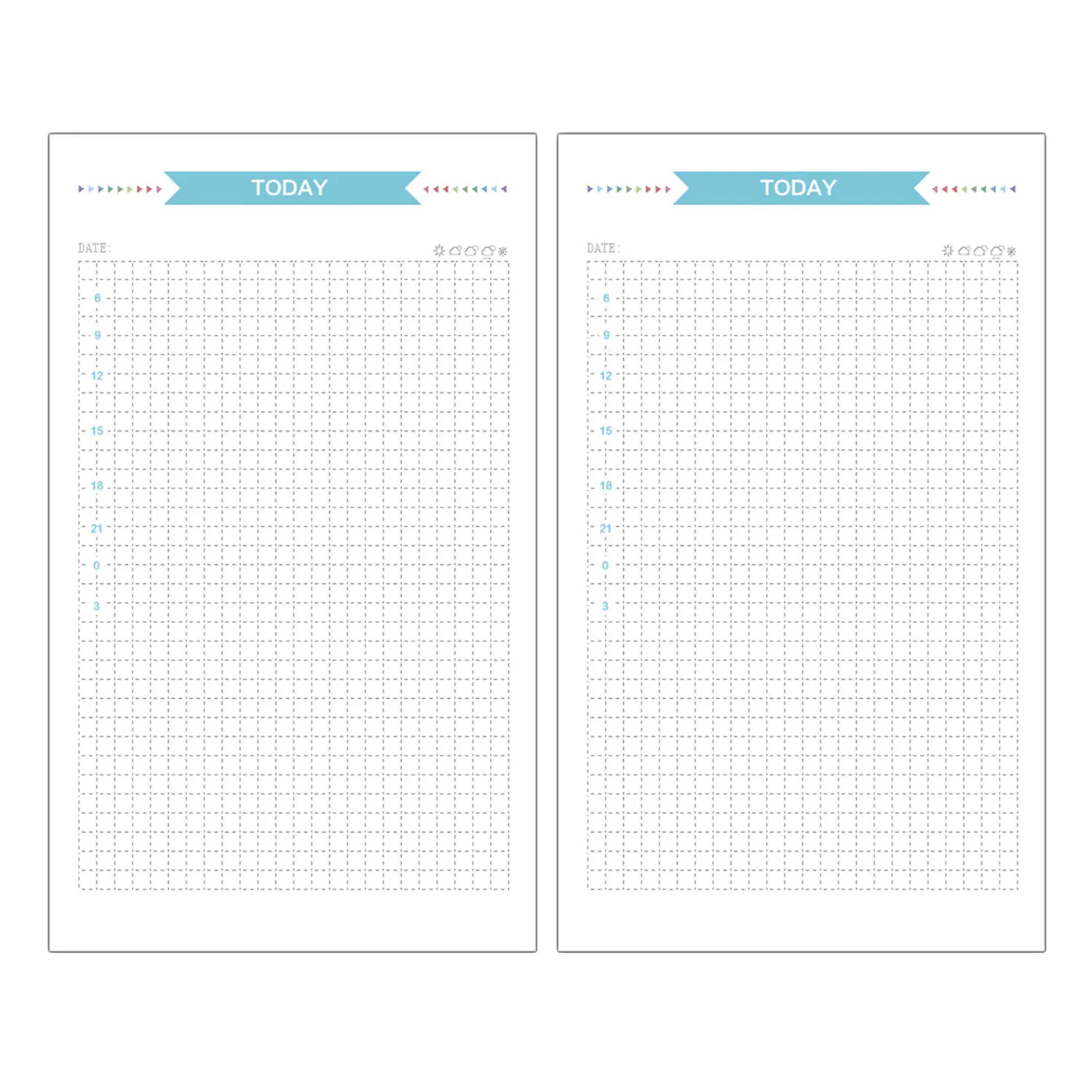 40 листов размер A6 наполнителя листа записная книжка для дневника еженедельный