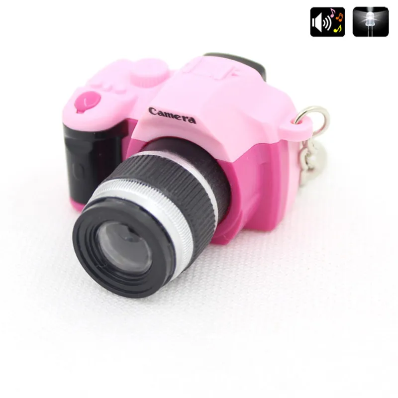 Pink Новая мода 1 шт Супер милые мини куклы аксессуары SLR камеры для детей подарок - Цвет: Pink