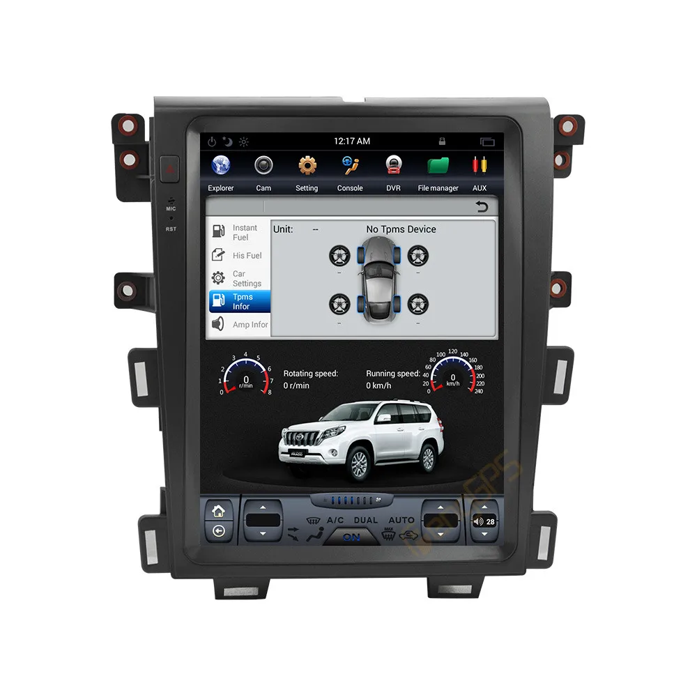 For Ford EDGE 2007 - 2014 Android Car Radio Stereo Multimedia Player Autoradio Tesla Style Audio PX6 GPS Navi Head unit | Автомобили и