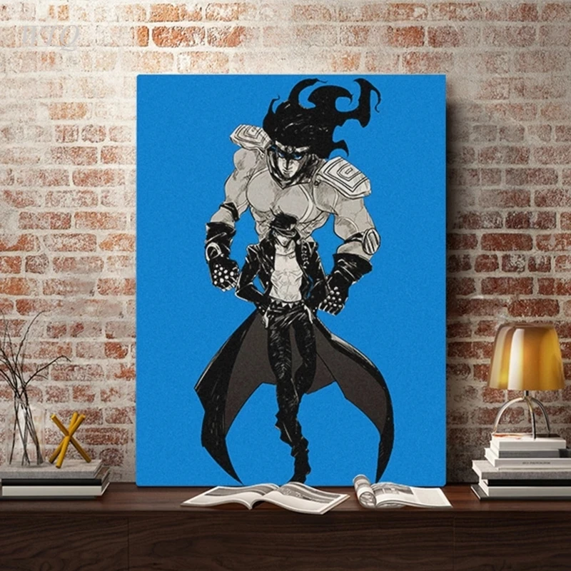 

Jotaro Kujo Star Platinum Poster Anime Posters Canvas Painting Wall Posters Wall Art Picture Decoration for Living Room Decor
