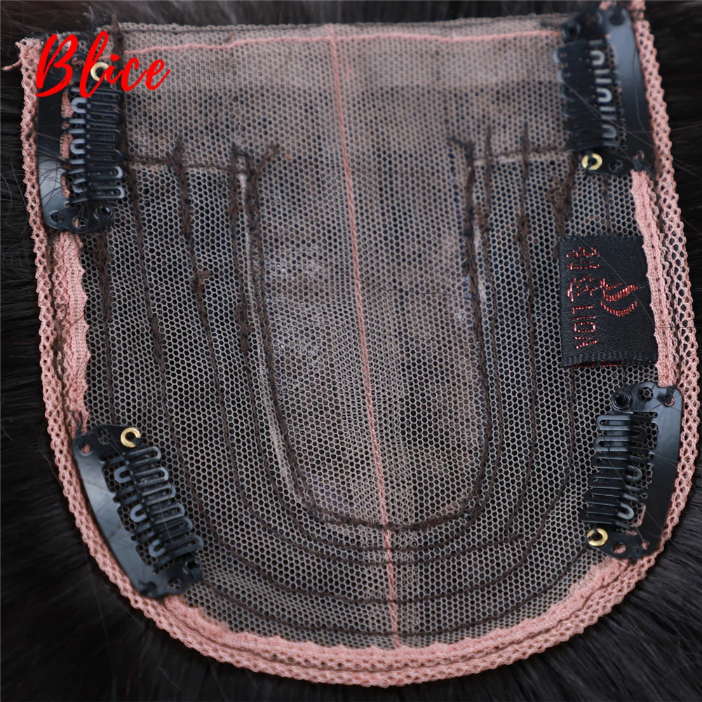 Blice для женщин Синтетические прямые шиньоны искусственные с натуральными