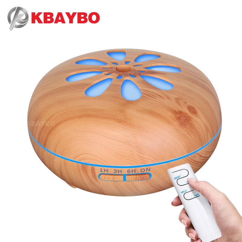

KBAYBO Air humidifier aromatherapy cool mist coolair essential oil diffuser led lights for home aroma ultrasonic humidifier