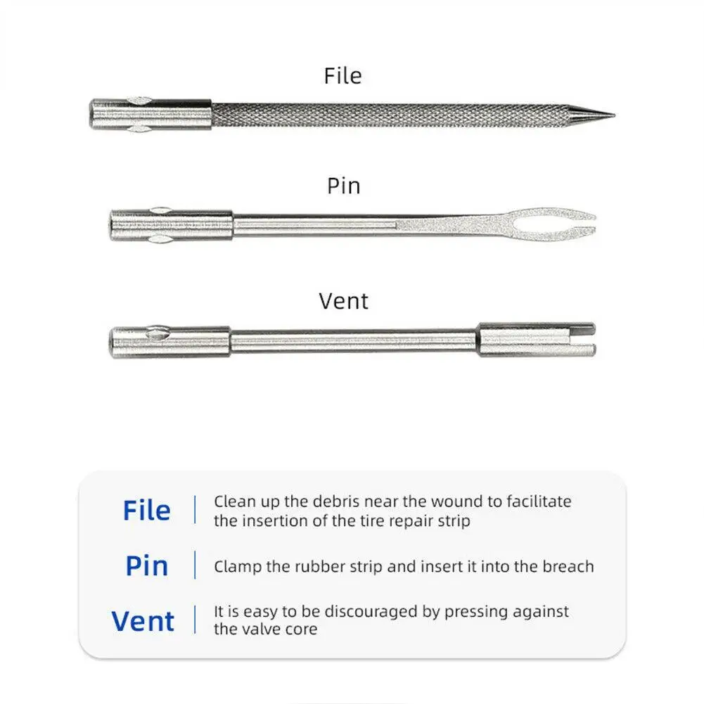 

Auto Parts Repair Tools And Equipment Tire Repair Rubber Tools Tubeles Strips Emergency Repair Portable Bicycle Tire Rubber A9P1