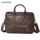 Мужские сумки из натуральной воловьей кожи, деловой портфель