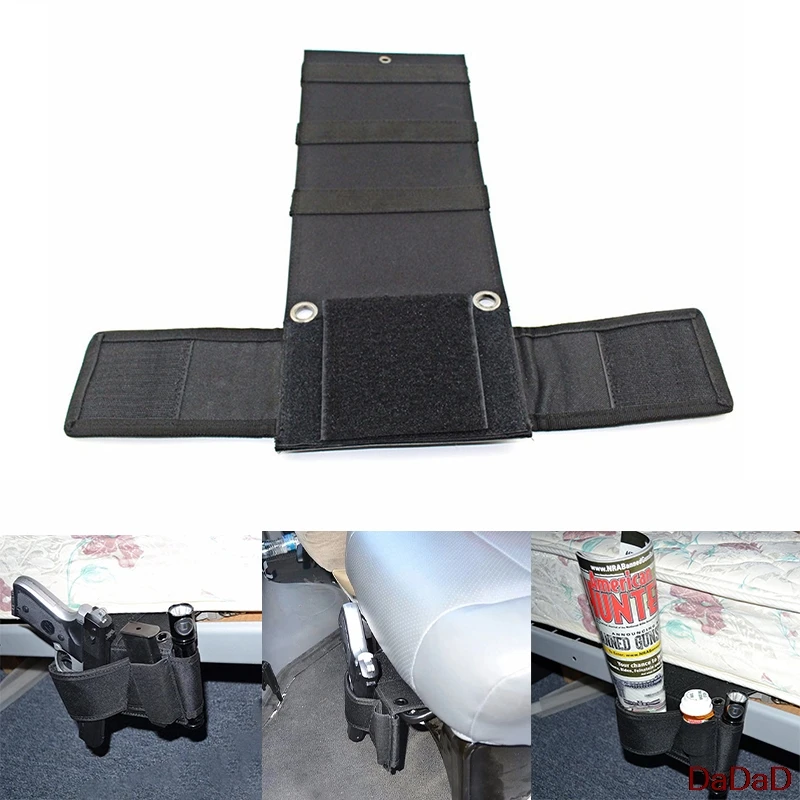 

Скрытый под тактический Чехол для автомобильного сиденья матрас пистолет кобура магнитный держатель