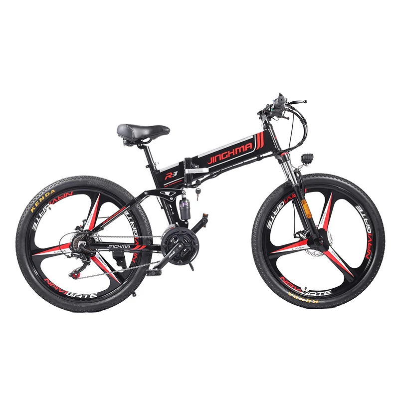 

R3 national standard electric bicycle folding 48V lithium assisted mountain bike cross-country variable speed 26inch ebike