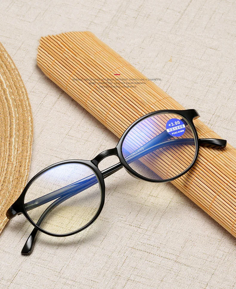 

Women Reading Glasses Frame Anti-Blue Light Classic Square Hyperopia Optical Read Eyeglasses+1.0+1.5+2.0+2.5+3.0+3.5+4.0