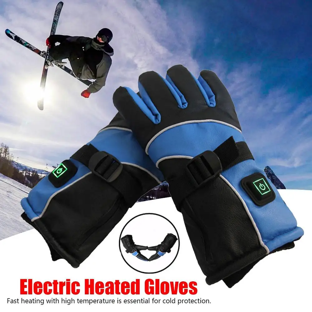

Electric Gloves USB Electric Windproof Breathable Motorcycle Heating Warm Gloves Non-slip Climbing Hiking Riding Tool