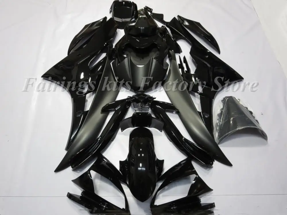 4 подарка, новые комплекты обтекателей для мотоциклов из АБС-пластика, подходят для Yamaha YZF 600 R6 2006 Φ 06 07, кузов черного цвета на заказ