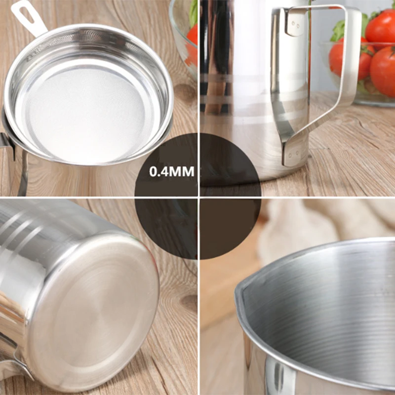 

Контейнер для смазки и масла из нержавеющей стали 1.3L с фильтром