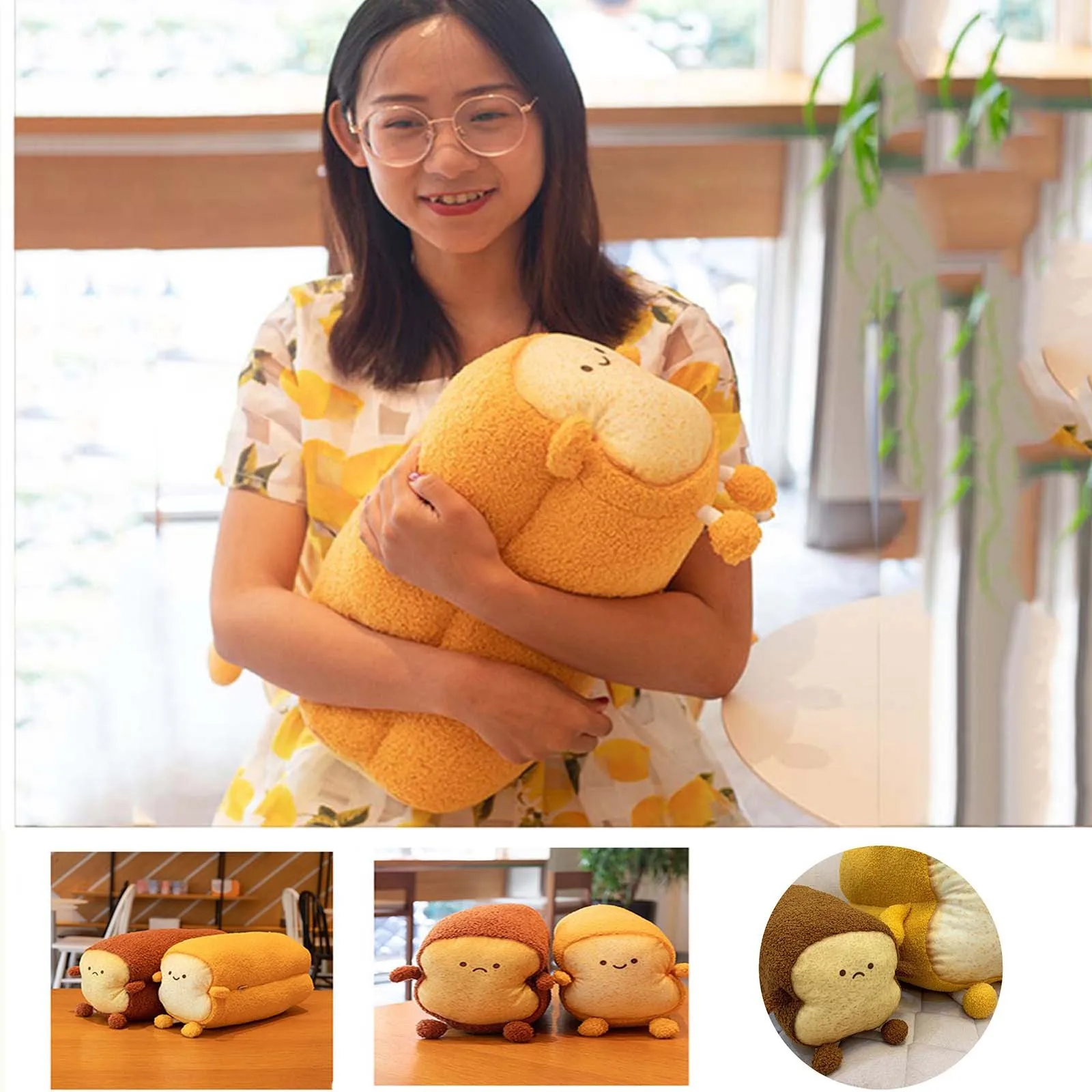 

Bread Slice Pillow For Children Adult Gift Home Bedroom Decoration Decorative Pillows Pillows For Sleeping Poduszki
