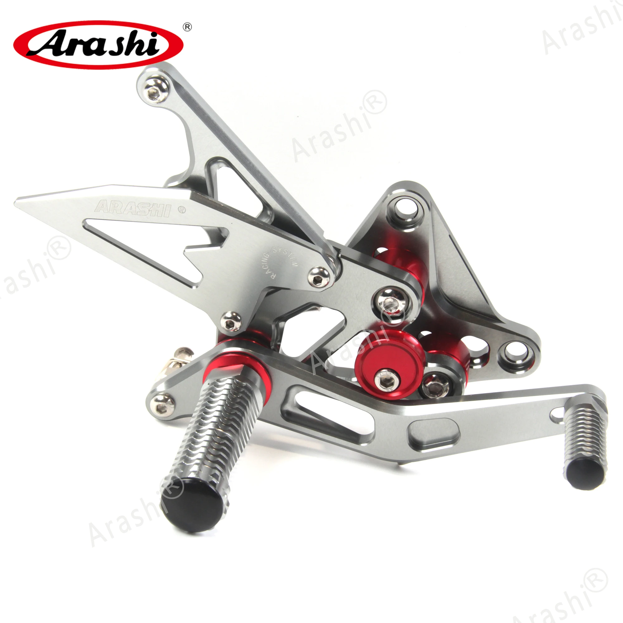 Arashi мотоциклетные подножки для SUZUKI HAYABUSA GSXR1300 2008- CNC Регулируемые подножки GSX-R GSXR 1300 GSX1300R 2012 2013