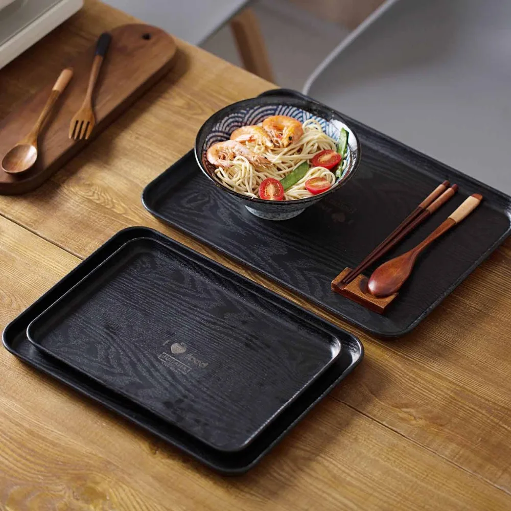 Деревянный сервировочный поднос S/M/L тарелка для хлеба и десерта блюдо торта