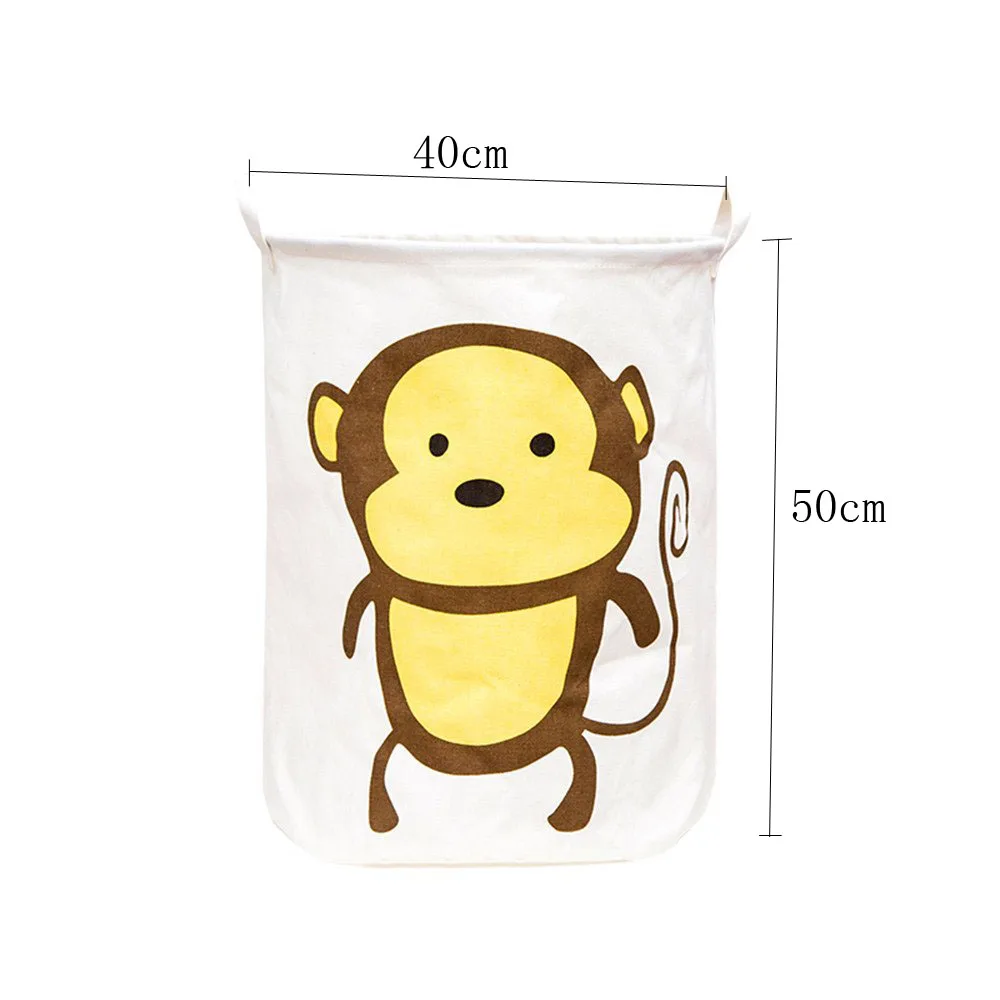 

New Waterproof Organizer tool storage organizer Cotton linen foldable Laundry Basket Dirty clothing Storage box Kids Toy
