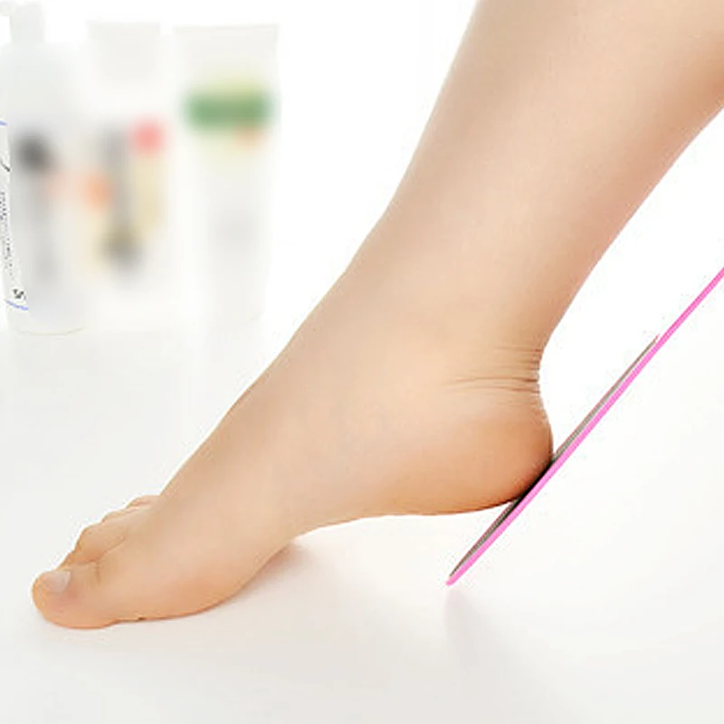 Двухсторонняя пилка для ног отшелушивающая скраб доска удаления омертвевшей