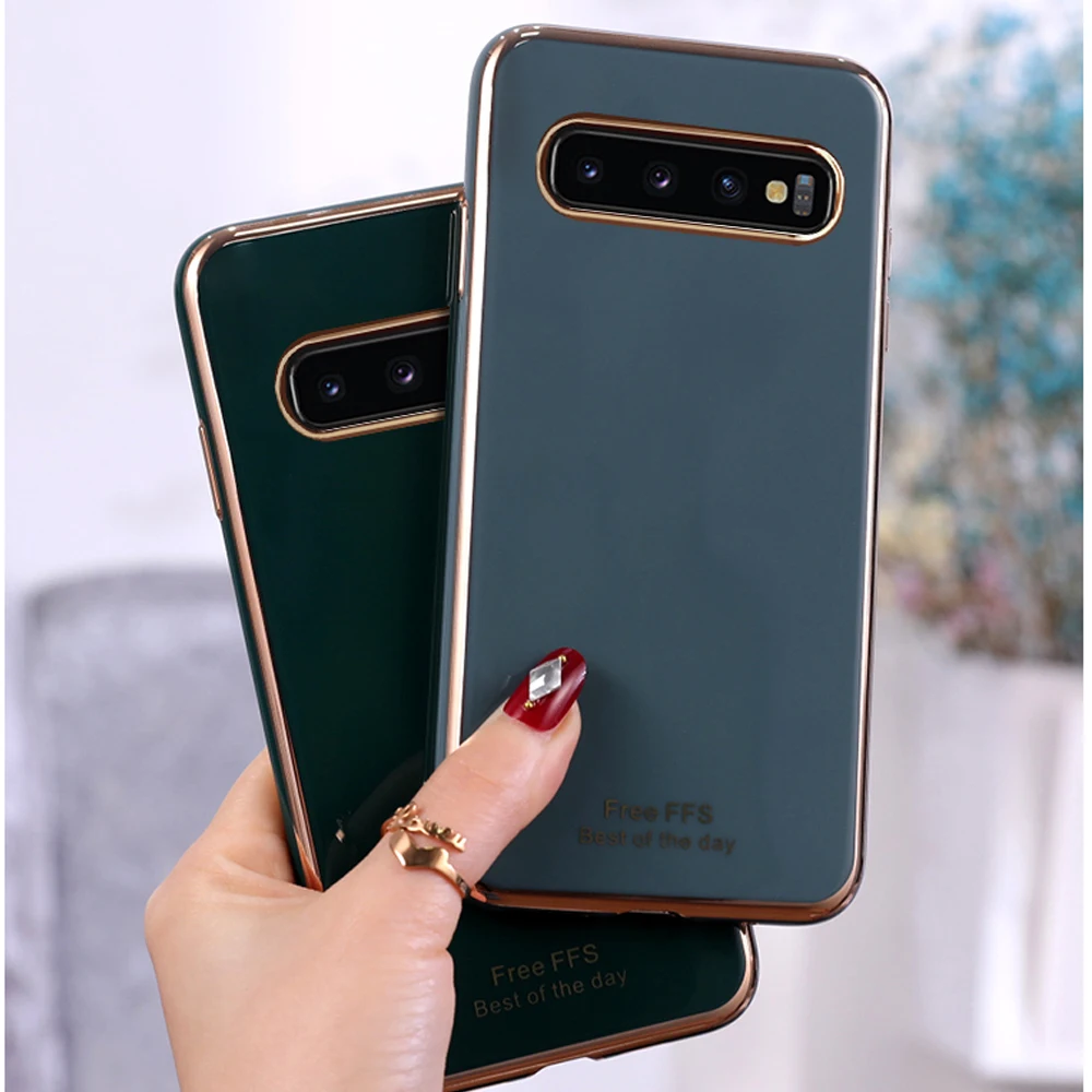 Чехол для телефона YUETUO чехол samsung galaxy s10 plus e s10e s 10 s10plus силиконовые аксессуары |