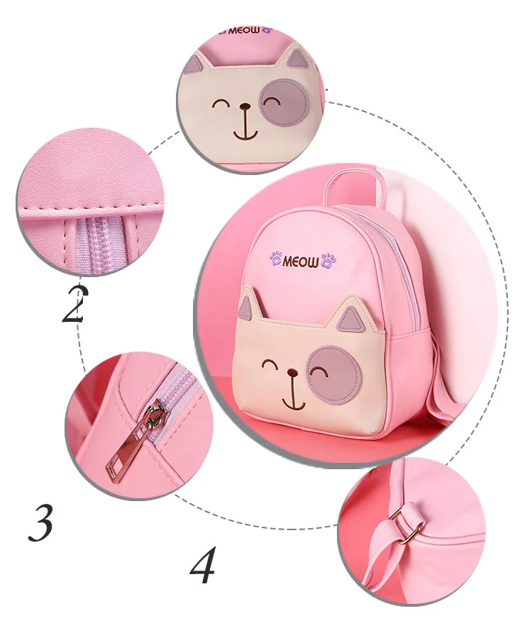 kids book bag children student schoolbag women casual mini backpack female fashion cartoon cat backpack Teenager travel backpack