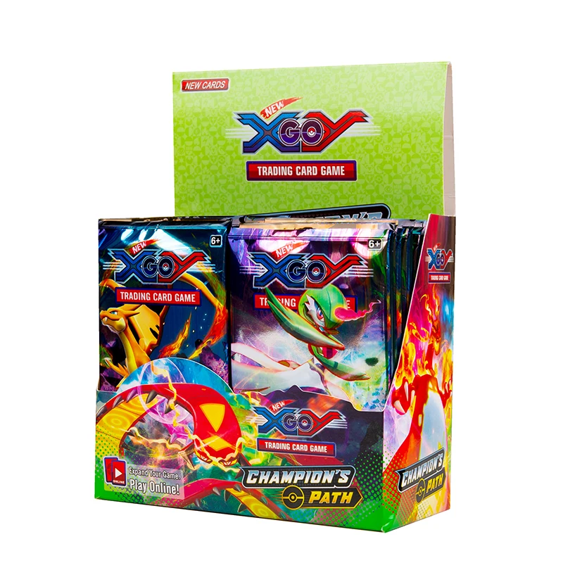 

New 324Pcs Pokemon Card TCG: Go XY Champion´s Path English Booster Box Toy Trading Card Game Shining Collection Cards Kid Gift