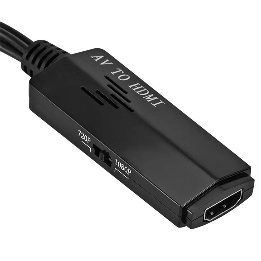 Преобразователь с AV на HDMI преобразователь видео высокой четкости портативный