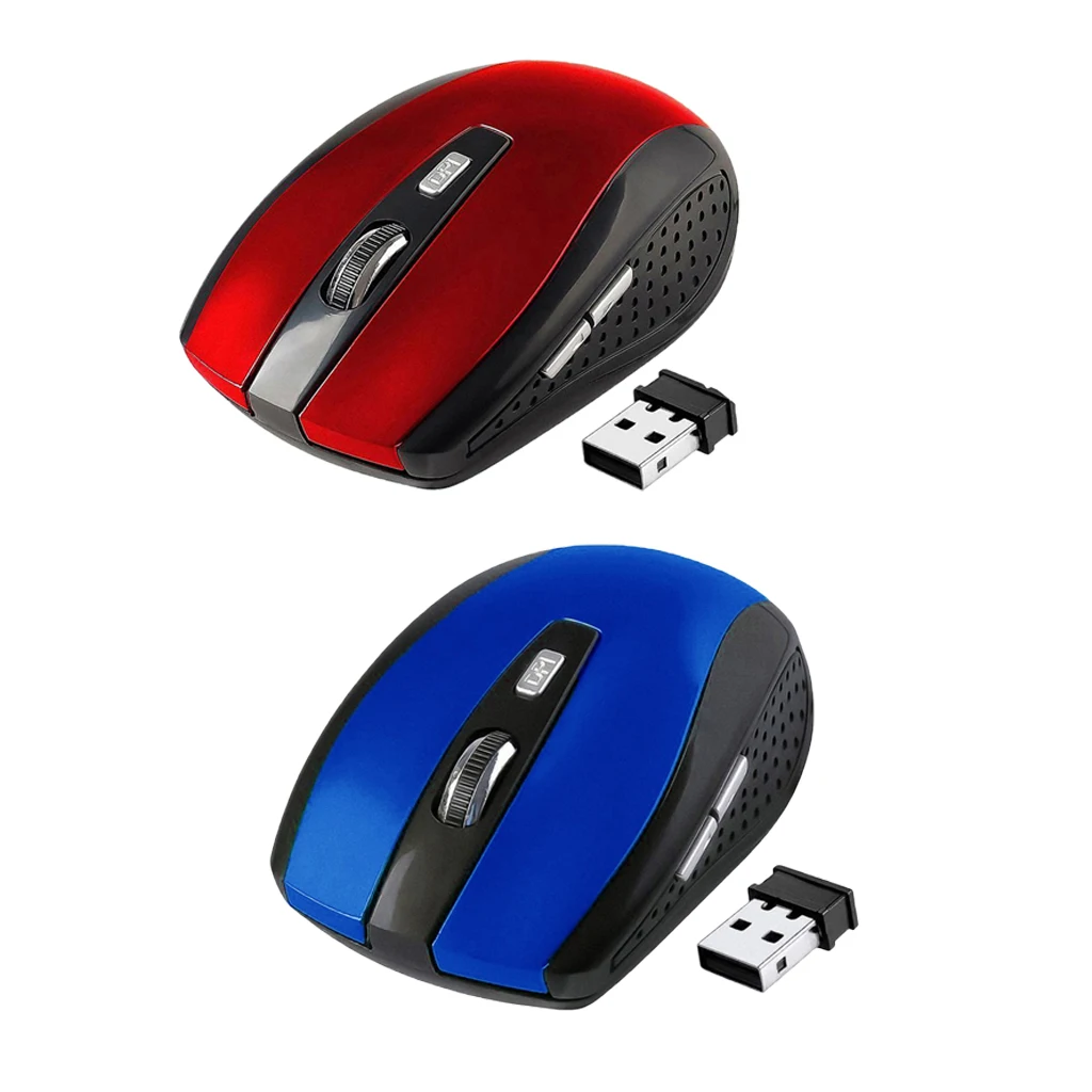 Портативная беспроводная мышь 2 4 ГГц мини оптическая 6 кнопок 1800 точек/дюйм