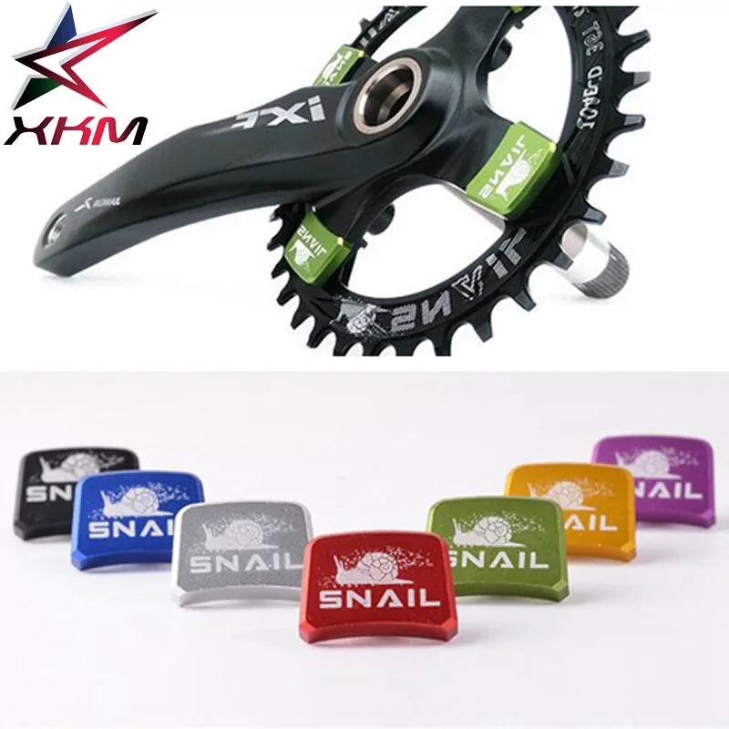 Велосипедные кривошипы SNAIL алюминиевые 7075 CNC Mtb Кривошип звездочка аксессуары 4
