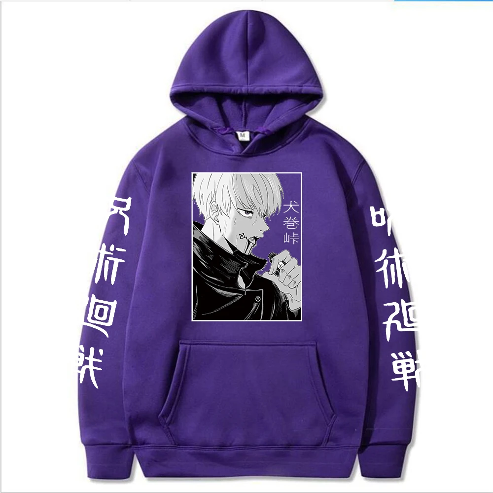 Anime Jujutsu Kaisen Hoodie Inumaki Toge Cosplay Pullover Sweatshirts Men and Women Casual Sports Tops | Мужская одежда