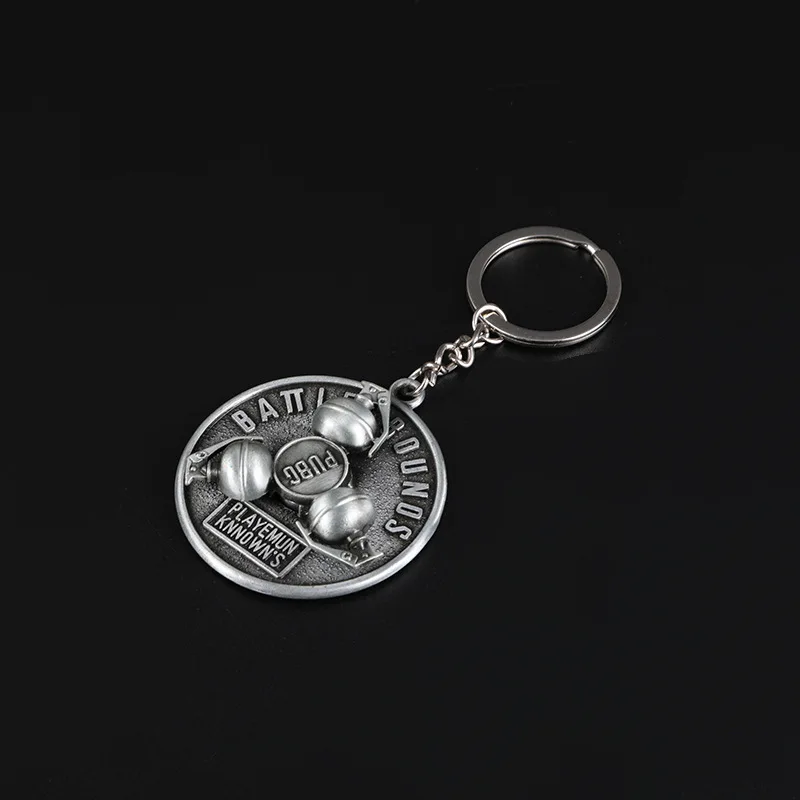 PUBG брелки вокруг игры 360 градусов вращающаяся именная табличка брелок Еда Курица